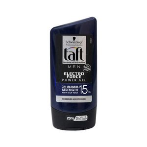 ژل مو تافت سری power gel مدل electro force  حجم 150 میلی لیتر